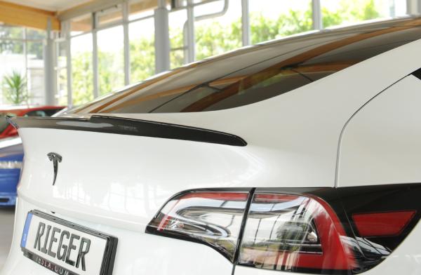 Rieger Heckklappenspoiler für Tesla Model Y (ab 03/2020, alle Modelle inkl. Performance) – ABS schwarz glänzend, inkl. ABE