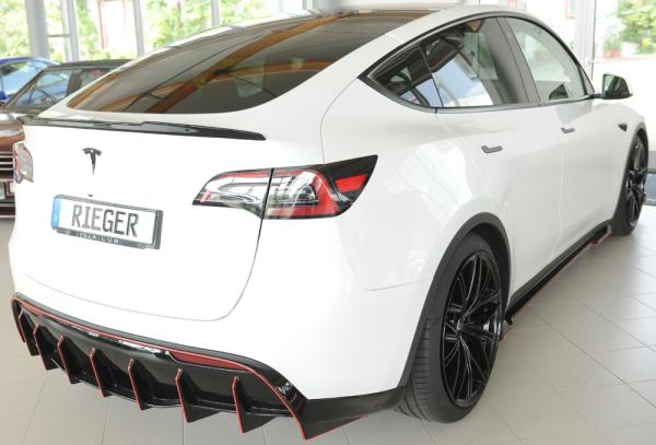 Rieger Heckklappenspoiler für Tesla Model Y (ab 03/2020, alle Modelle inkl. Performance) – ABS schwarz glänzend, inkl. ABE