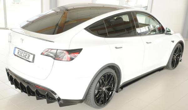 Rieger Heckklappenspoiler für Tesla Model Y (ab 03/2020, alle Modelle inkl. Performance) – ABS schwarz glänzend, inkl. ABE