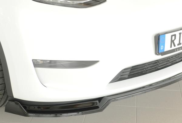 Rieger Spoilerschwert für originale Frontschürze für Tesla Model Y (ab 03/2020, alle Modelle inkl. Performance) – ABS schwarz glänzend, inkl. ABE