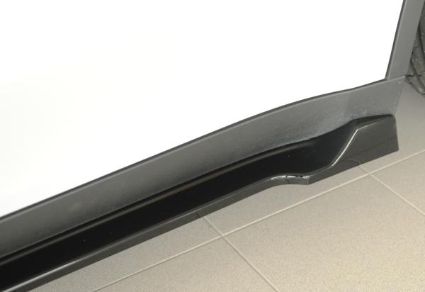 Rieger Seitenschwelleransatz links für originale Seitenschweller für Tesla Model Y (ab 03/2020, alle Modelle inkl. Performance) – ABS schwarz glänzend, inkl. Gutachten