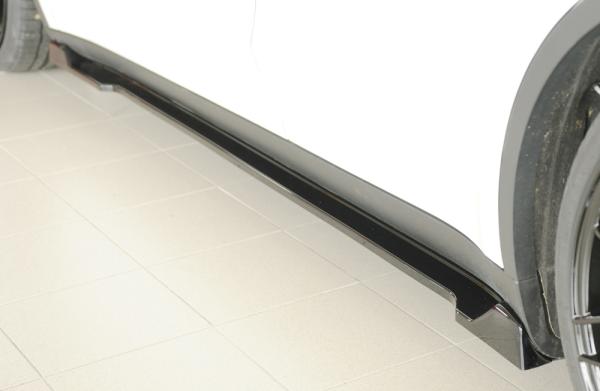 Rieger Seitenschwelleransatz links für originale Seitenschweller für Tesla Model Y (ab 03/2020, alle Modelle inkl. Performance) – ABS schwarz glänzend, inkl. Gutachten
