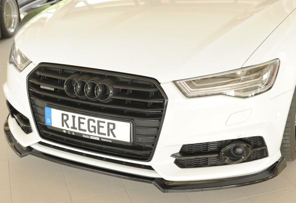Rieger Spoilerschwert für Audi A6 S6 (4G/C7) Glossy schwarz glänzend Y 00088362