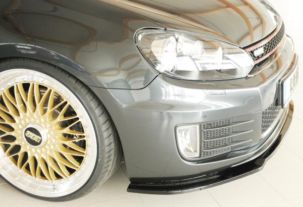 Rieger Spoilerschwert nur für GTI / GTD für VW Golf 6 GTI Glossy schwarz glänzend Y 00088390