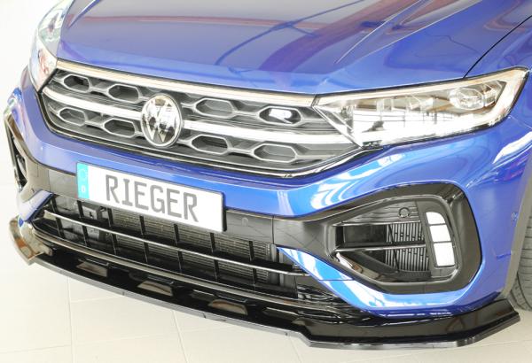 Rieger Spoilerschwert nur für R / R-Line für VW T-Roc R (A1) Glossy schwarz glänzend Y 00088404