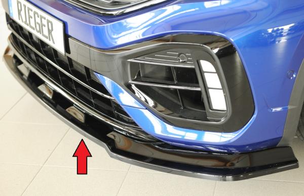 Rieger Spoilerschwert nur für R / R-Line für VW T-Roc R (A1) Glossy schwarz glänzend Y 00088404