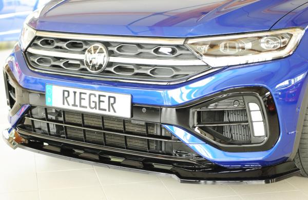 Rieger Spoilerschwert nur für R / R-Line für VW T-Roc R (A1) Glossy schwarz glänzend Y 00088404