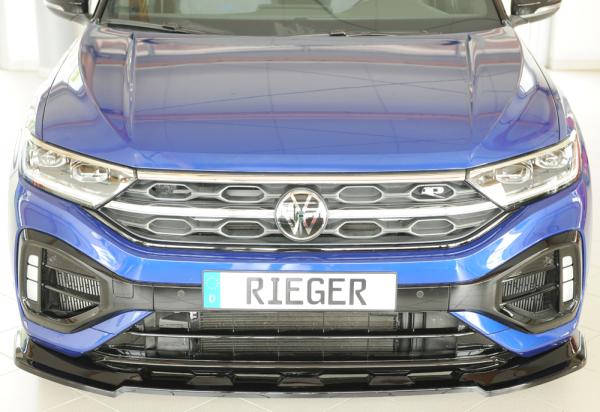 Rieger Spoilerschwert nur für R / R-Line für VW T-Roc R (A1) Glossy schwarz glänzend Y 00088404