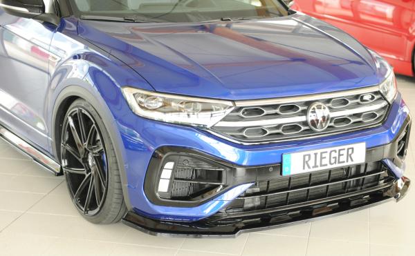 Rieger Spoilerschwert nur für R / R-Line für VW T-Roc R (A1) Glossy schwarz glänzend Y 00088404
