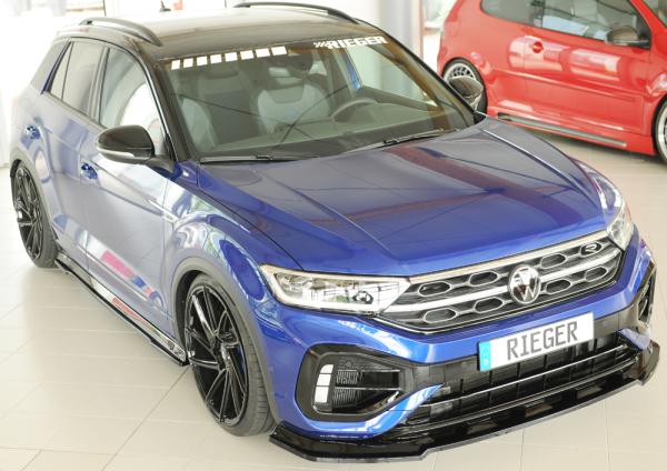 Rieger Spoilerschwert nur für R / R-Line für VW T-Roc R (A1) Glossy schwarz glänzend Y 00088404