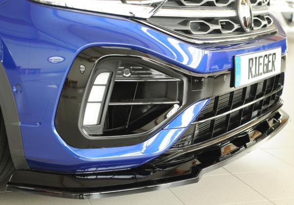 Rieger Spoilerschwert nur für R / R-Line für VW T-Roc R (A1) Glossy schwarz glänzend Y 00088404