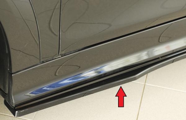 Rieger Seitenschwelleransatz links für Mini Cooper C (FM6/F66/F67) Glossy schwarz glänzend Y 00088441