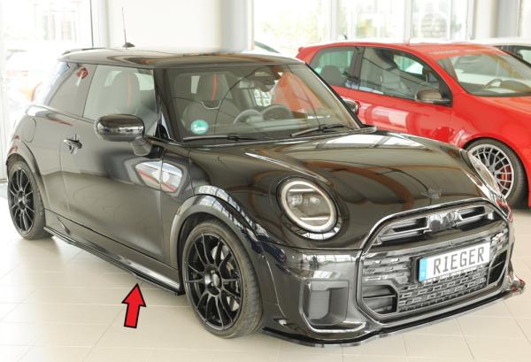 Rieger Seitenschwelleransatz rechts für Mini Cooper C (FM6/F66/F67) Glossy schwarz glänzend Y 00088442