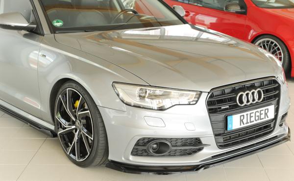 Rieger Spoilerschwert für Audi A6 S6 (4G/C7) Glossy schwarz glänzend Y 00088452