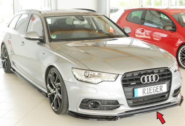 Rieger Spoilerschwert für Audi A6 S6 (4G/C7) Glossy schwarz glänzend Y 00088452