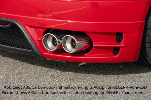 Rieger Heckansatz für Audi TT (8J) Carbon Look glänzend K 00099047