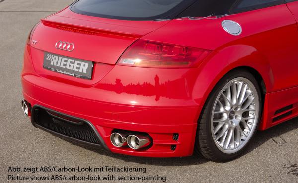 Rieger Heckansatz für Audi TT (8J) Carbon Look glänzend K 00099050