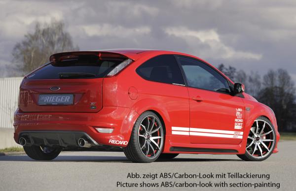 Rieger Seitenschweller links für Ford Focus 2 Carbon Look glänzend Y 00099103