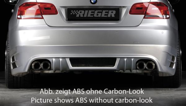 Rieger Heckansatz für BMW 3er E92/E93 Carbon Look glänzend K 00099569