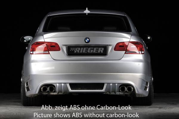 Rieger Heckansatz für BMW 3er E92/E93 Carbon Look glänzend K 00099569