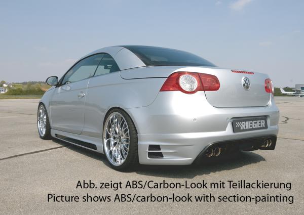 Rieger Heckansatz für VW Eos (1F) Carbon Look glänzend Y 00099751