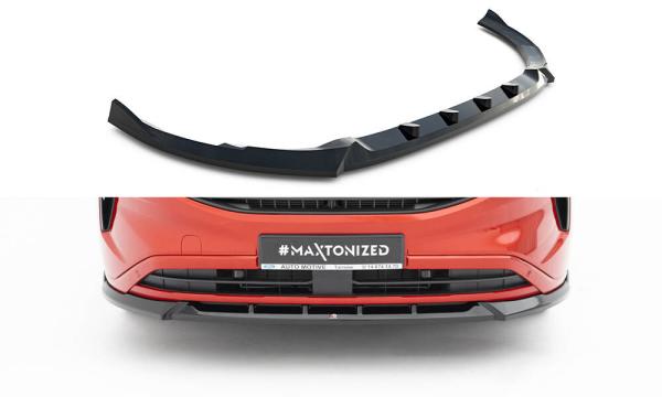 Maxton Design Front Ansatz für V.1 Ford Transit Custom / Tourneo Custom Mk2 schwarz Hochglanz