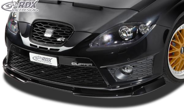 RDX Frontspoilerlippe VARIO-X für SEAT Leon 1P Facelift 2009+ FR & Cupra Frontlippe Front Ansatz Vorne Spoilerlippe
