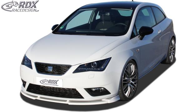 RDX Frontspoilerlippe VARIO-X für SEAT Ibiza 6J, 6J SC & 6J ST Facelift 04/2012+ (nicht FR) Frontlippe Front Ansatz Vorne Spoilerlippe