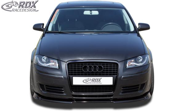 RDX Frontspoilerlippe VARIO-X für AUDI A3 8P 2005-2008 (3türig + Sportback) Frontlippe Front Ansatz Vorne Spoilerlippe
