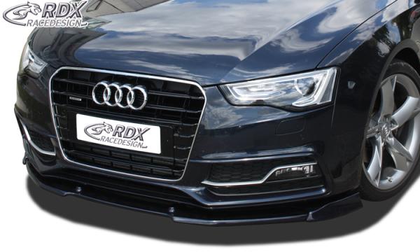 RDX Frontspoilerlippe VARIO-X für AUDI A5 2011+ / S5 (Coupe + Cabrio + Sportback, S-Line- bzw. S5-Frontstoßstange) Frontlippe Front Ansatz Vorne Spoilerlippe