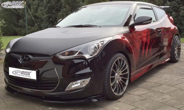 RDX Frontspoilerlippe VARIO-X für HYUNDAI Veloster Frontlippe Front Ansatz Vorne Spoilerlippe