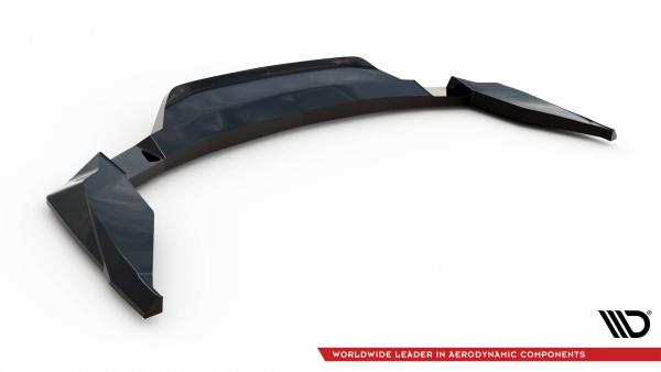Maxton Design Mittlerer Cup Diffusor DTM Look Heck Ansatz für Chevrolet Camaro SS Mk6 Facelift schwarz Hochglanz