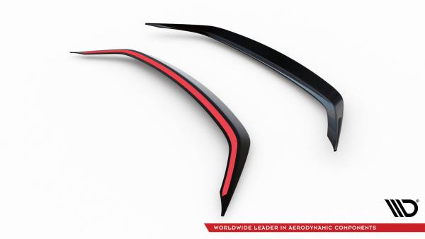 Maxton Design Spoiler CAP für Chevrolet Camaro SS Mk6 Facelift schwarz Hochglanz