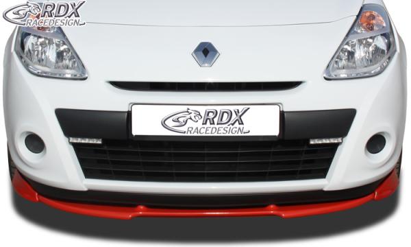 RDX Frontspoilerlippe VARIO-X für RENAULT Clio 3 Phase 2 (nicht RS) Frontlippe Front Ansatz Vorne Spoilerlippe