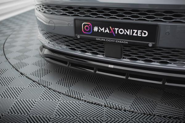 Maxton Design Front Ansatz V.1 für VW Multivan T7 schwarz Hochglanz
