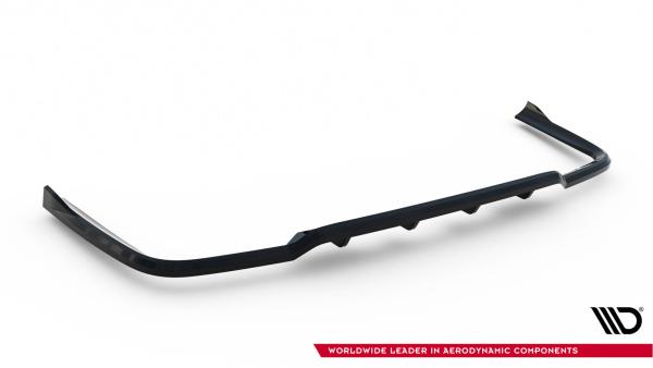 Maxton Design Mittlerer Cup Diffusor DTM Look Heck Ansatz für Ford Transit Custom / Tourneo Custom Mk2 schwarz Hochglanz