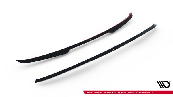 Maxton Design Spoiler CAP für Ford Transit Custom Mk2 schwarz Hochglanz