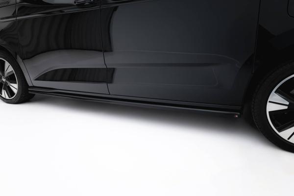 Maxton Design Seitenschweller Ansatz für VW Multivan Long T7 schwarz Hochglanz