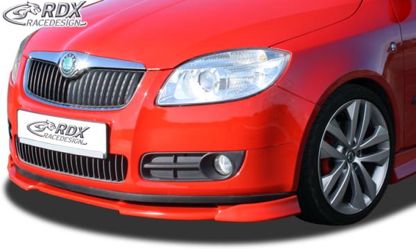 RDX Frontspoilerlippe VARIO-X für SKODA Fabia 2 Typ 5J -2010 (auch für Roomster) Frontlippe Front Ansatz Vorne Spoilerlippe