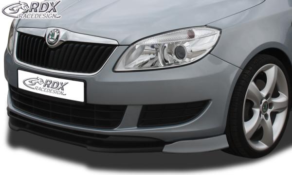RDX Frontspoilerlippe VARIO-X für SKODA Fabia 2 Typ 5J 2010+ (auch für Roomster & Praktik) Frontlippe Front Ansatz Vorne Spoilerlippe