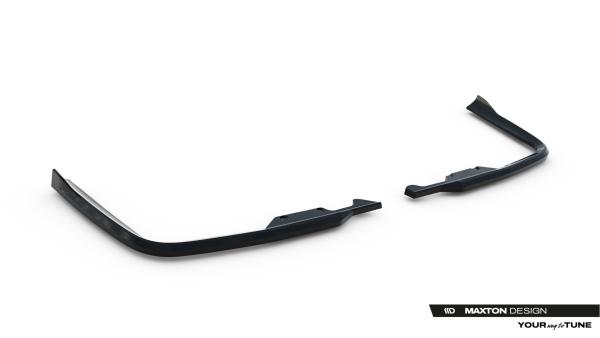 Maxton Design Heck Ansatz Flaps Diffusor für Ford Transit Custom / Tourneo Custom Mk2 schwarz Hochglanz