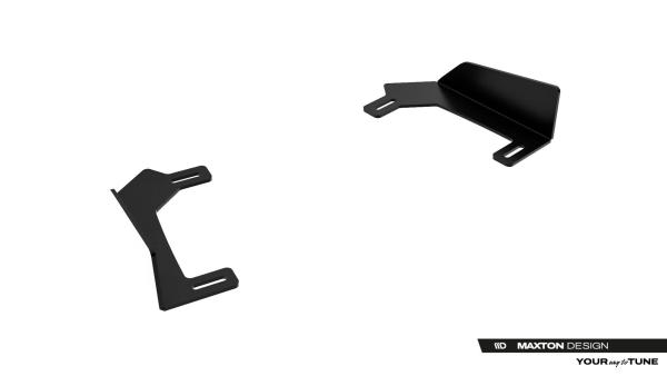 Maxton Design Front Stoßstange Flaps für Flaps Toyota GR Yaris Mk4 Facelift schwarz Hochglanz