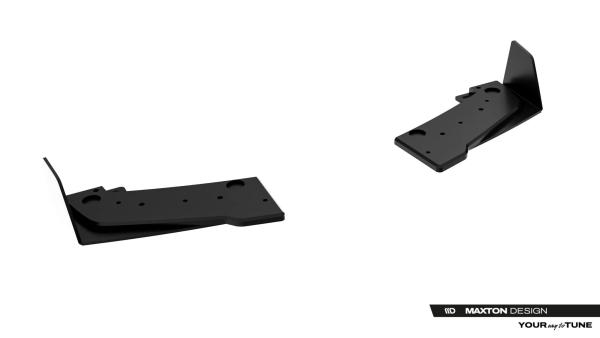 Maxton Design Street Pro Heck Ansatz Flaps Diffusor + Flaps für Toyota GR Yaris Mk4 Facelift schwarz Hochglanz