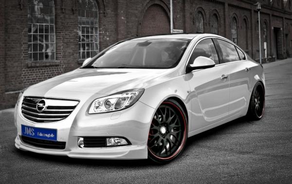 JMS Frontlippe Racelook für Opel Insignia Limousine & Sports Tourer (Bj. 2008–2013, nicht OPC) – GFK, inkl. Teilegutachten