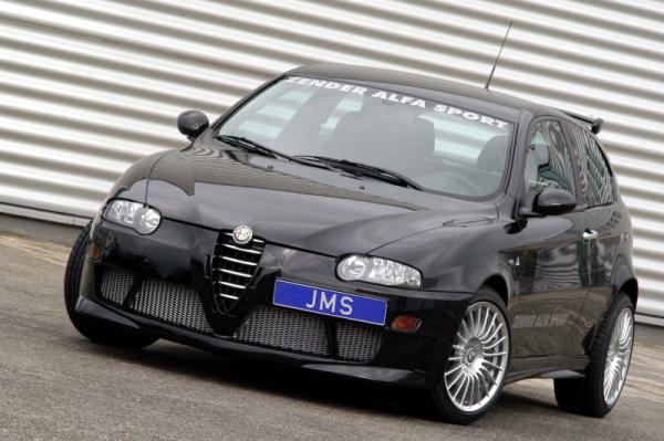JMS Frontstoßstange Racelook für Alfa Romeo 147 (Serie 1 bis Facelift) – GFK, inkl. Teilegutachten