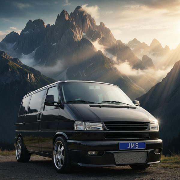 JMS Frontansatz Racelook für VW T4 langer Vorderwagen 1996–2001 GFK unlackiert (Lackierung erforderlich) inkl. Teilegutachten