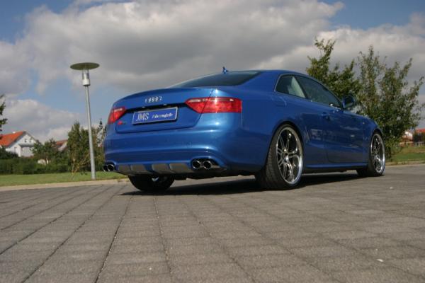 JMS Heckdiffusor Racelook Exclusiv Line für Audi A5/S5 B8 (Bj. 07–11, S-Line Modelle inkl. S5, Coupé/Cabrio) – GFK, eintragungsfrei