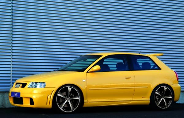JMS Frontstoßstange Racelook inkl. Kühlergrill für Audi A3 8L (Bj. 1996–2003) – GFK, inkl. Teilegutachten