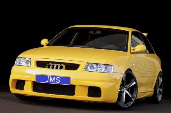 JMS Frontstoßstange Racelook inkl. Kühlergrill für Audi A3 8L (Bj. 1996–2003) – GFK, inkl. Teilegutachten