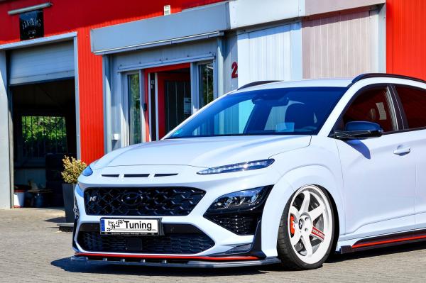 Ingo Noak Tuning CUP Frontspoilerlippe für Hyundai Kona N + N-Line ab Bj. 2020 – ABS (Lackierung erforderlich), inkl. ABE